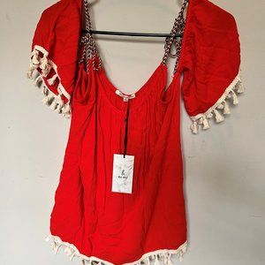 AndTheWhy Blouse, NWT, Small